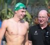 Bob Bowman s’est exprimé sur le nouveau “paramètre à prendre en compte” pour Léon Marchand auprès du Parisien
Léon Marchand et son entraîneur Bob Bowman - Championnat Elite de natation à Rennes le 14 juin 2023.
© Laurent Lairys / Panoramic / Bestimage