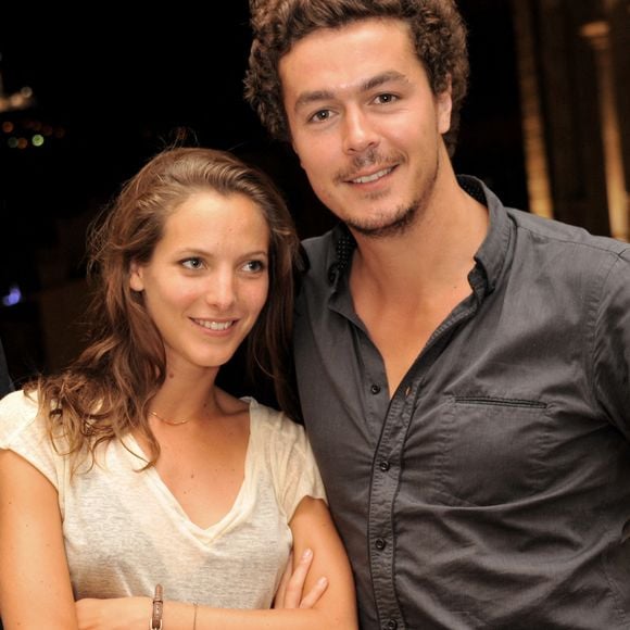 Les comediens de la serie "Plus Belle la Vie", Elodie Varlet ( Estelle) et son compagnon Jeremie Poppe ( Romain) posent a l'hotel Intercontinental de Marseille