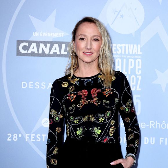 Audrey Lamy - Photocall lors de la 28ème édition du festival International du Film de Comédie à l'Alpe d'Huez le 14 janvier 2025. © Dominique Jacovides/Bestimage