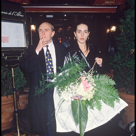 Michel Blanc et Lio à la première du film "Chambre à Part" en 1989. © Bestimage