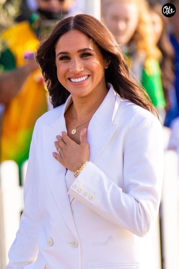 Le prince Harry et Meghan Markle assistent à une réception organisée par la ville de La Haye et le ministère néerlandais de la Défense, au Nations Home, la veille de l'ouverture des Invictus Games 2020 à Zuiderpark, La Haye, le 15 avril 2022.
Crédit : Backgrid USA / Bestimage