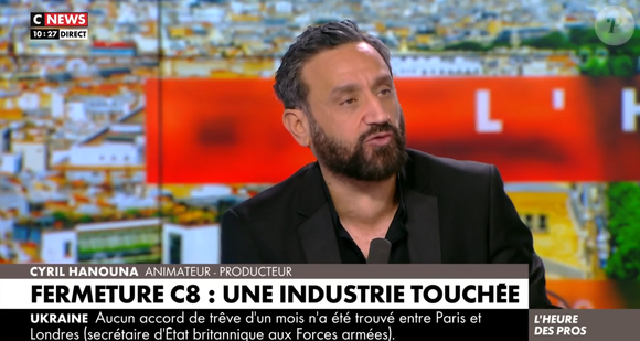 Cyril Hanouna dans "L'heure des pros", sur CNEWS, le 3 mars 2025
