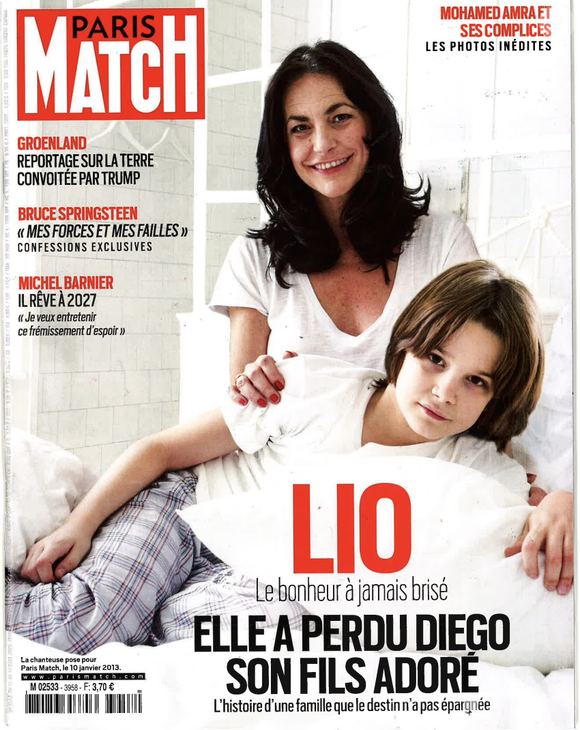 La Une du magazine Paris Match