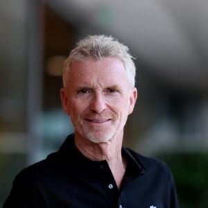 Denis Brogniart est père de quatre enfants.

Denis Brogniart au village lors des Internationaux de France de Tennis de Roland Garros. Paris.
© Moreau/Jacovides/Bestimage