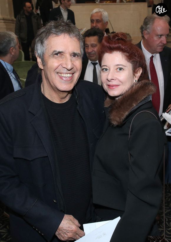 Julien Clerc et sa femme Hélène Grémillon lors de l'intronisation de Guy Savoy à l’Académie des Beaux-Arts, sous la Coupole de l'Institut de France à Paris, France, le 20 Mai 2026.

© Bertrand Rindoff / Bestimage