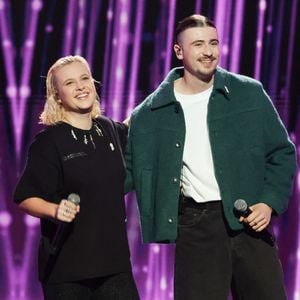 Exclusif - Emma Peters et Pierre Garnier - Enregistrement du concert "Nos voix pour toutes", au profit de La fondation des femmes, à l'Adidas Arena à Paris, diffusée le 11 décembre sur TMC
© Coadic Guirec-Cyril Moreau / Bestimage