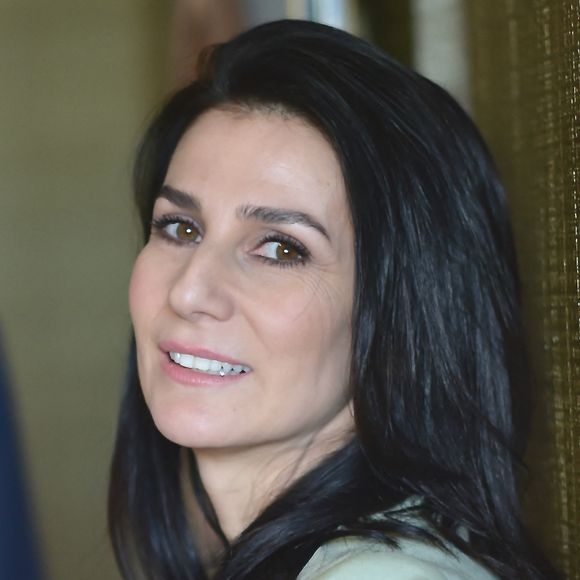 Marie Drucker, présidente du jury Sang Neuf - Troisième jour du festival du film policier Reims Polar. Le 7 avril 2022
© Franck Castel / Bestimage