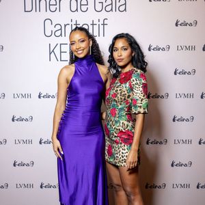 Flora Coquerel, Clémence Botino - Dîner de Gala "Kelina" au restaurant Le Pré Catelan à Boulogne-Billancourt le 24 novembre 2025. F. Coquerel (Miss France 2014) a organisé ce gala de charité pour son association Kelina pour venir en aide aux populations du Bénin, pays d'origine de sa maman et a récolté 98 500 euros. © Pierre Perusseau/Bestimage