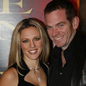 Lorie (Laure Pester) et son compagnon Garou lors du 20ème anniversaire de l'Association Petit Prince au cirque Phénix à Paris, le 3 décembre 2007. © Frédéric Piau/Bestimage