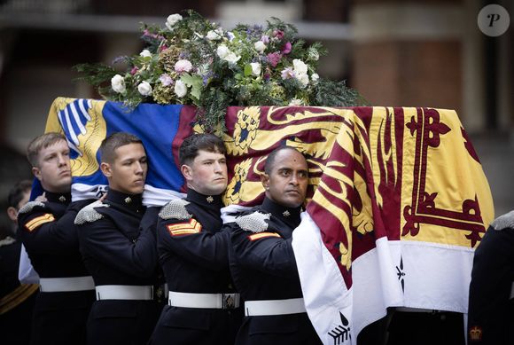 Arrivée du cercueil de la duchesse de Kent en l'abbaye de Westminster à Londres le 15 septembre 2025 Dana Press / Bestimage