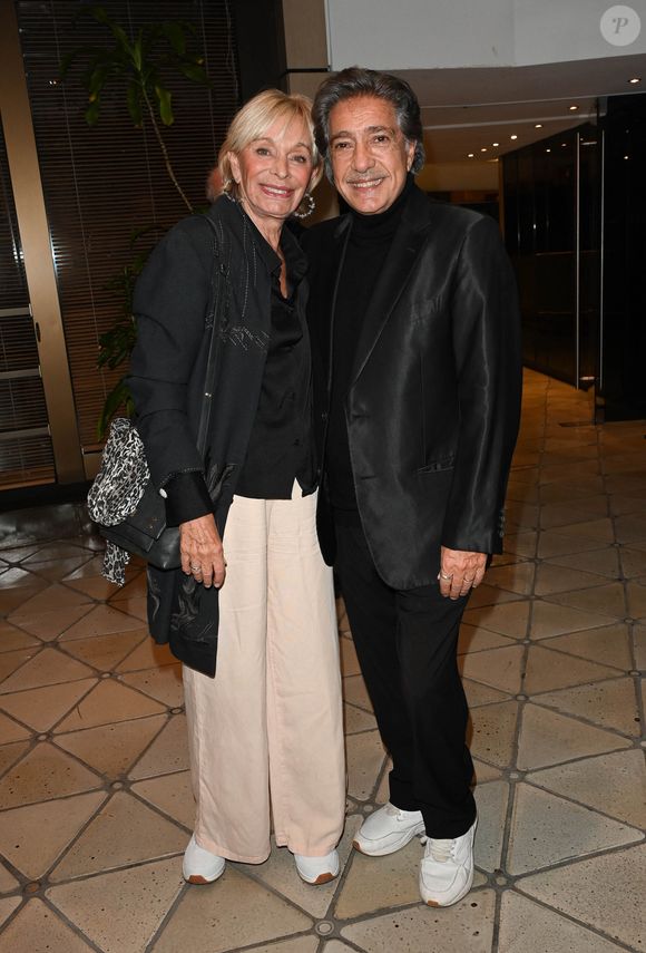 Frédéric François et sa femme Monique Vercauteren lors de l'hommage à Jean Renard à la Sacem à Paris le 5 octobre 2022.
© Coadic Guirec / Bestimage