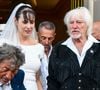 Une date symbolique qu'il a tenu à célébrer par le biais d'une publication sur les réseaux sociaux.

Murielle Mégevand et Hugues Aufray sur le parvis de l'église - Mariage d'Hugues Aufray et de Murielle Mégevand à l’église Saint-Vigor de Marly-Le Roy, France, le 2 septembre 2023.

Photo : Agence / Bestimage