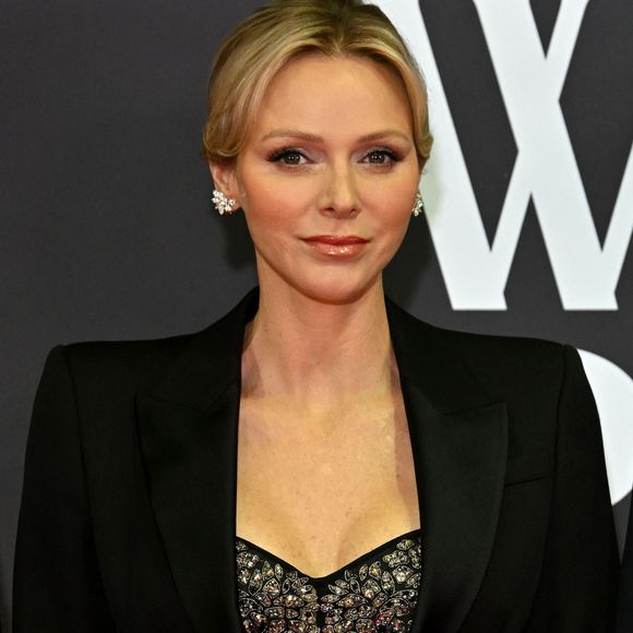 La princesse Charlene de Monaco a participé à la cérémonie des World Rugby Awards 2024 à la salle des Etoiles à Monaco, le 24 novembre 2024. © Bruno Bebert/Bestimage