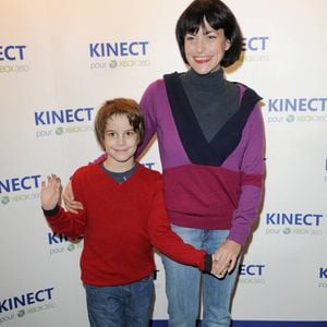 Lio et son fils Diego à la soirée Kinect pour XBox 360 au VIP Room Theatre à Paris, France, le 9 novembre 2010. Photo de Nicolas Briquet/ABACAPRESS.COM