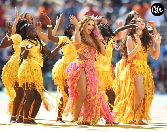 Shakira assiste à la finale de la Coupe du Monde de la FIFA 2026 entre l'Argentine et l'Espagne au New York New Jersey Stadium, à East Rutherford, dans le New Jersey, le 19 juillet 2026, aux États-Unis. © Jess Stiles/ZUMA Press Wire / Bestimage)