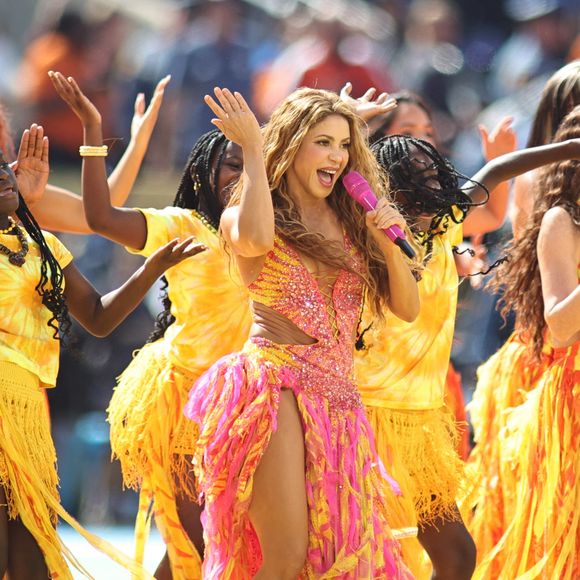 Shakira assiste à la finale de la Coupe du Monde de la FIFA 2026 entre l'Argentine et l'Espagne au New York New Jersey Stadium, à East Rutherford, dans le New Jersey, le 19 juillet 2026, aux États-Unis. © Jess Stiles/ZUMA Press Wire / Bestimage)