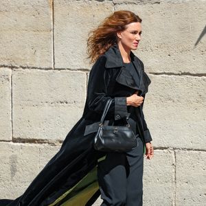 Marine Delterme - Arrivées aux obsèques de Mathilde Favier en l'église Saint-Sulpice à Paris le 31 aout 2026. © Dominique Jacovides-Cyril Moreau/Bestimage