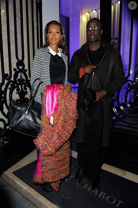 Karine Le Marchand et Lilian Thuram participent à l'événement Stand Up For African Mothers au Pavillon Cambon, à Paris, France, le 19 novembre 2012. Photo by ABACAPRESS.COM