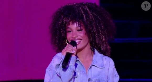 Léane, dans le premier prime de la "Star Academy", le 18 octobre 2025, sur TF1.