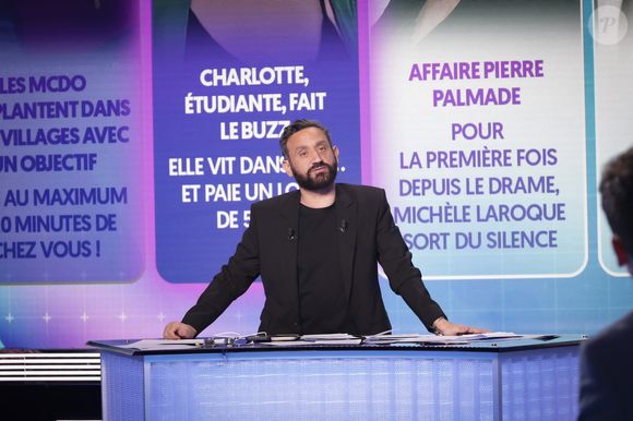 Cyril Hanouna s'exprime pour la dernière de "Touche pas à mon poste"
Exclusif - Cyril Hanouna, sur le plateau de l’émission « TPMP » présentée par C.Hanouna et diffusée en direct sur Youtube et sur toutes les box (SFR, FREE, Bouygues, MyCanal etc), Paris, France, le 25 mars 2025. © Jack Tribeca / Bestimage