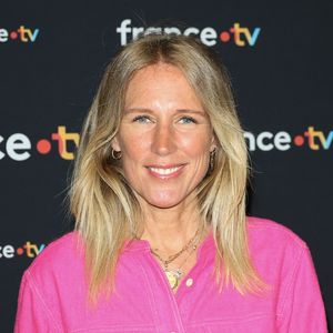Agathe Lecaron au photocall pour la conférence de presse de rentrée de France TV à la Grande Halle de la Villette à Paris, France, le 11 juillet 2023. © Coadic Guirec/Bestimage
