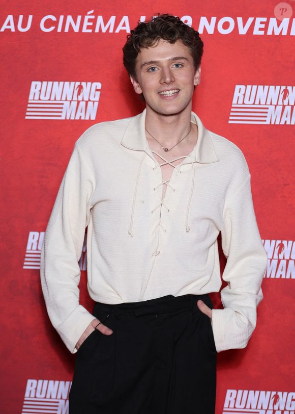 Bastiaan (Star Academy 2025) lors de la première de Running Man au cinéma UGC Ciné Cité Bercy à Paris le 3 novembre 2025.

© Denis Guignebourg / Bestimage