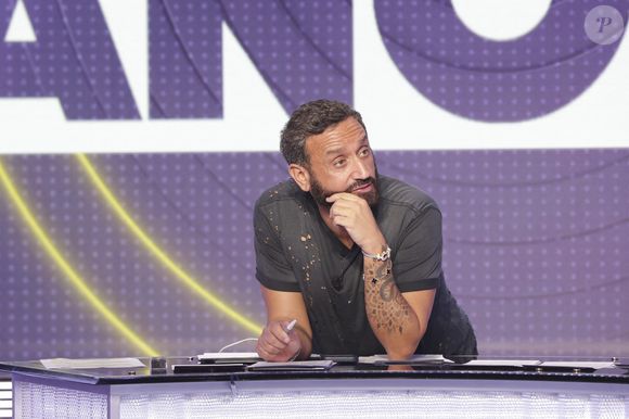 Exclusif - Cyril Hanouna sur le plateau de l’enregistrement de l’émission « Face à Hanouna » présentée par C.Hanouna et diffusée sur C8, à Paris © Jack Tribeca / Bestimage