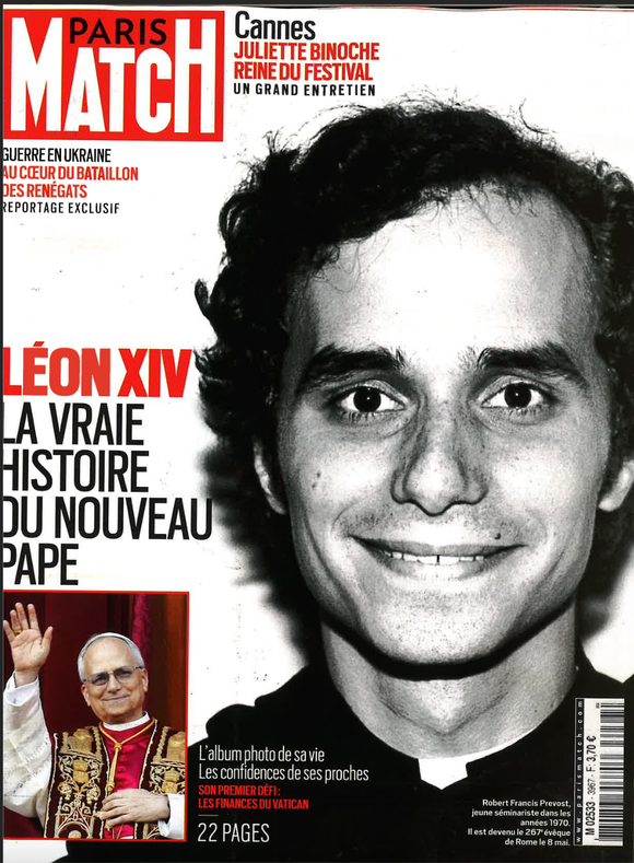 La Une du magazine Paris Match