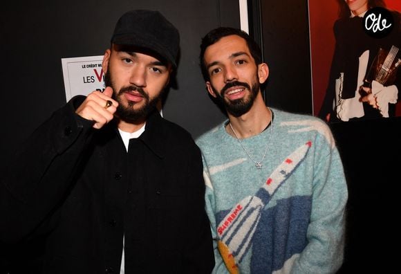 Exclusif - Bigflo et Oli en backstage de la 38ème cérémonie des Victoires de la musique à la Seine musicale de Boulogne-Billancourt, France, le 10 février 2023. © Moreau-Veren/Bestimage