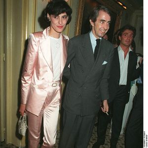 Inès de la Fressange mari Luigi d’Urso Bal du jeudi Plein pied. BERTRAND RINDOFF PETROFF / BESTIMAGE