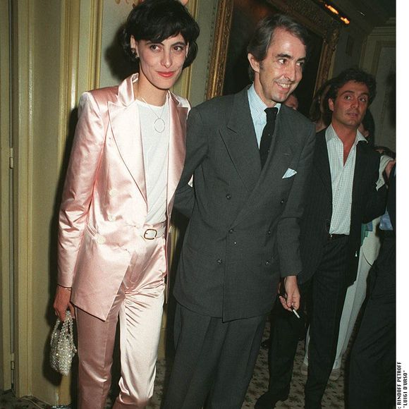 Inès de la Fressange mari Luigi d’Urso Bal du jeudi Plein pied. BERTRAND RINDOFF PETROFF / BESTIMAGE