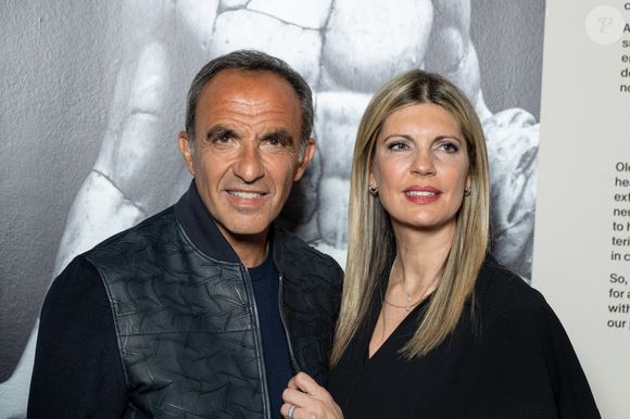 Nikos Aliagas, Tina Grigoriou participe à l'exposition 'Les Grands Ages' de Nikos Aliagas au Musée de l'Homme du Trocadéro le 07 avril 2026 à Paris, France. Photo by Nasser Berzane/ABACAPRESS.COM