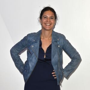 Apolline de Malherbe - Conféfrence de presse de rentrée de BFM Tv à Paris le 8 septembre 2017.
© Guirec Coadic/Bestimage