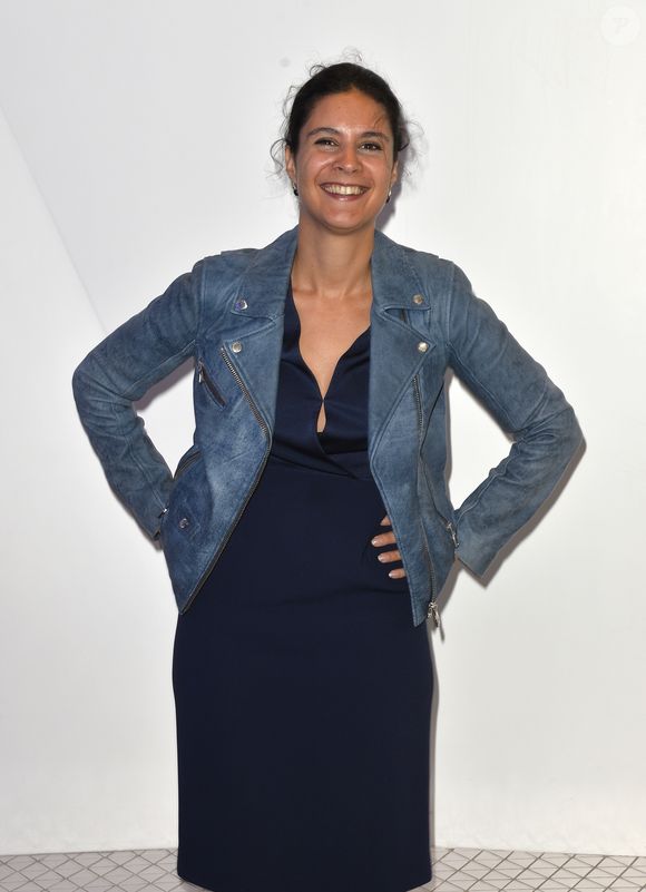 Apolline de Malherbe - Conféfrence de presse de rentrée de BFM Tv à Paris le 8 septembre 2017.
© Guirec Coadic/Bestimage