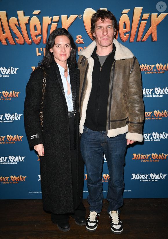 Exclusif - Cédric Jimenez et Capucine Martin - Soirée de la première du film Astérix et Obélix "L'Empire du Milieu" au Club Haussmann à Paris le 15 janvier 2023. © Coadic Guirec/Bestimage
