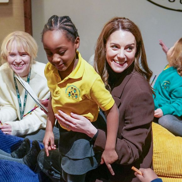 Sur Instagram, la princesse de Galles a tenu à partager un message

Catherine Kate Middleton, princesse de Galles, lance un parcours interactif pour soutenir le développement social et émotionnel des enfants de moins de cinq ans, à la National Portrait Gallery à Londres le 4 février 2025.