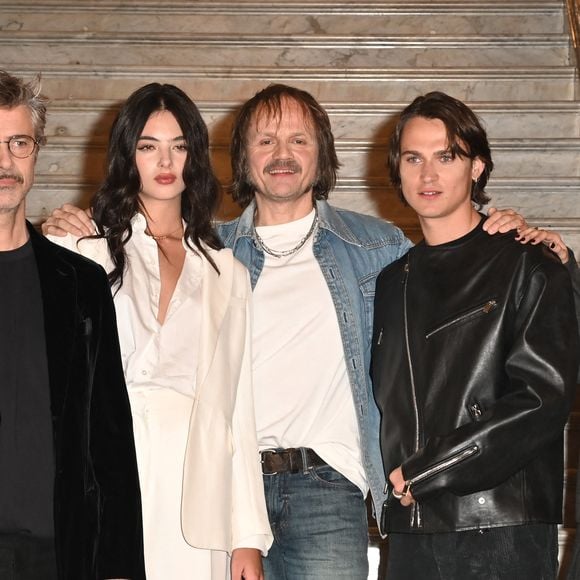 Kim Rossi Stuart, Deva Cassel, Tom Shankland, Saul Nanni et Benedetta Porcaroli, lors de la promotion de la série "Le guépard", le 25 février 2025, à Rome. © SGP / BESTIMAGE