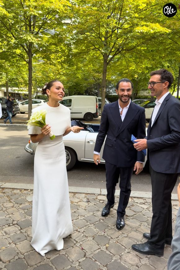 Arrivées au mariage civil de Thylane Blondeau et Benjamin Attal à la mairie du 16ème arrondissement de Paris le 29 juin 2026