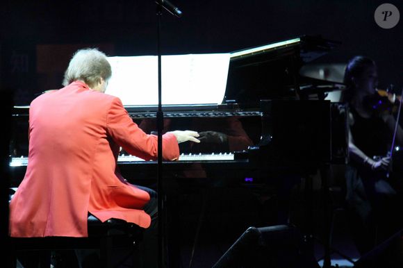 Richard Clayderman en concert à Wuhu en Chine le 20 août 2018.