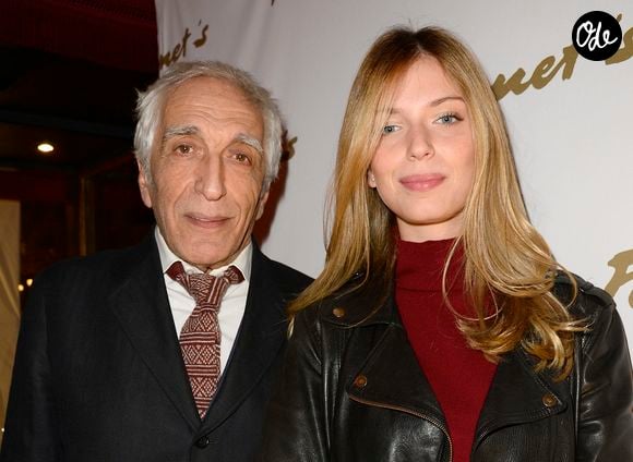 Gérard Darmon et sa fille Sarah - Soirée "Stars et Saveurs" à l’occasion de la nouvelle carte élaborée par le chef Pierre Gagnaire au Fouquet’s à Paris le 12 octobre 2015.