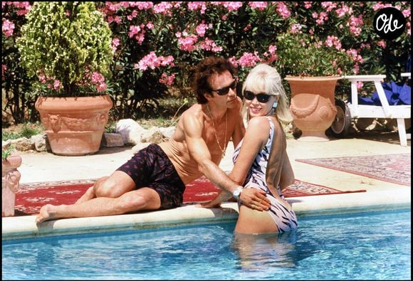 Archives — Alain-Philippe Malagnac fête son anniversaire avec sa femme Amanda Lear dans leur villa de Saint-Rémy-de-Provence.