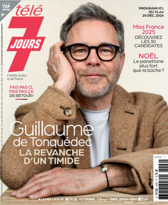 Couverture du magazine Télé 7 Jours paru le lundi 9 décembre 2024.