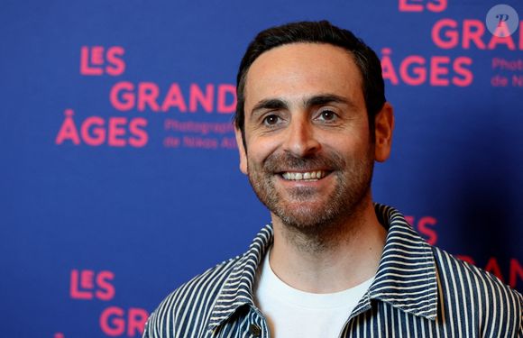 Camille Combal - Vernissage de l'exposition "Les grands âges", photographies de Nikos Aliagas au musée de l'Homme à Paris le 7 avril 2026. © Dominique Jacovides/Bestimage