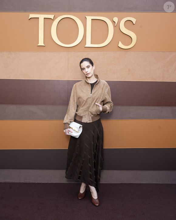 Ella Bleu Travolta - Photocall du défilé Tod's lors de la Fashion Week de Milan (MFW), à Milan, Italie, le 28 février 2025. © Max Montingelli/SGP/Bestimage