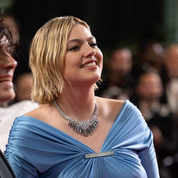 Florian Rossi et sa compagne Louane Emera - Montée des marches du film " The Idol " lors du 76ème Festival International du Film de Cannes, au Palais des Festivals à Cannes. Le 22 mai 2023
© Olivier Borde / Bestimage