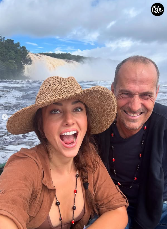 Delphine Wespiser et Roger en voyage au Venezuela - Instagram @wespiserd