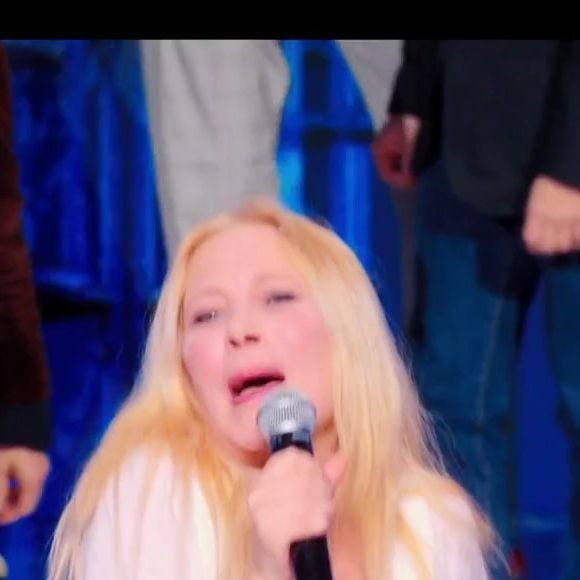 Mallaury Nataf lors du prime consacré à Dorothée le vendredi 24 janvier 2025 sur TF1.