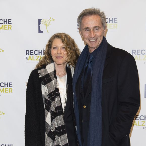Thierry Lhermitte et sa femme Hélène - People au concert du 13ème Gala 2018 de l'Association pour la Recherche sur Alzheimer à la salle Pleyel à Paris le 12 février 2018.  © Coadic Guirec-Pierre Perusseau/Bestimage