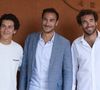 non seulement du nid douillet mais aussi de la France.

Raphaël Kretz, Valentin Kretz et Martin Kretz au village lors des Internationaux de France de tennis de Roland Garros 2024, à Paris, France, le 4 juin 2024. © Jacovides-Moreau/Bestimage