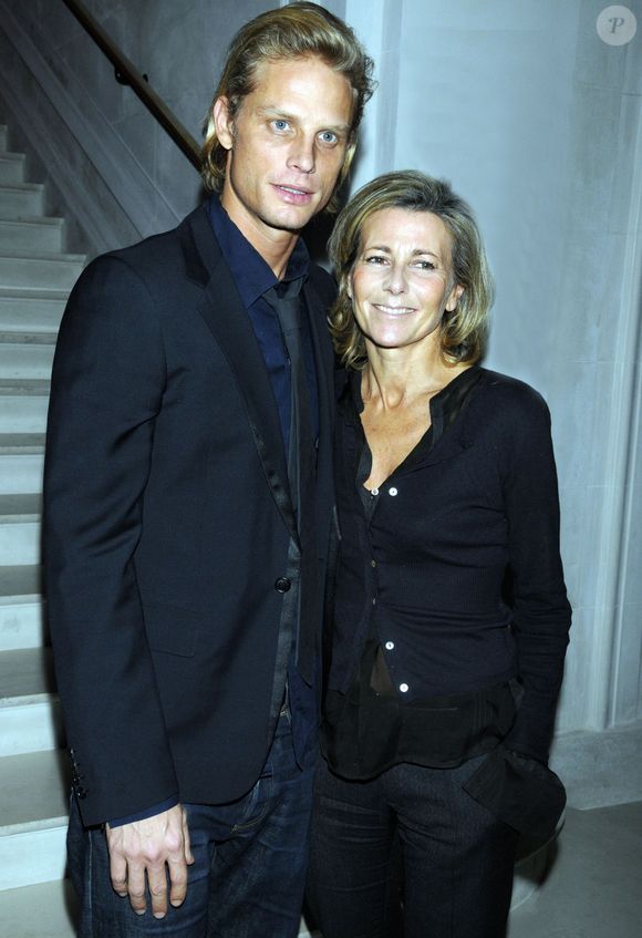 Portrait de Claire Chazal, son ami Arnaud Lemaire en 2009. JLPPA / Bestimage